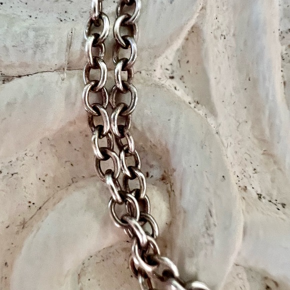 Vintage Silver Handmade 3-D Rose square pendant with Marcasite estate piece - Picture 8 of 15